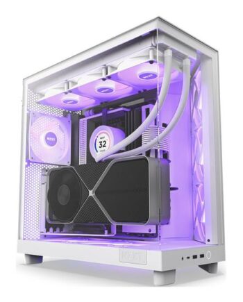 Nzxt H6 Flow Rgb Hvid Atx Kabinet