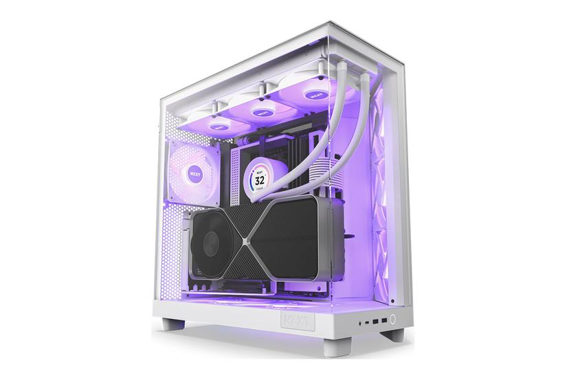 Nzxt H6 Flow Rgb Hvid Atx Kabinet