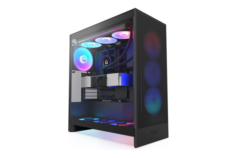 Nzxt H7 Flow Rgb Sort 2024 Atx Kabinet