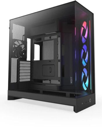 Nzxt H9 Flow Rgb Sort Atx Kabinet