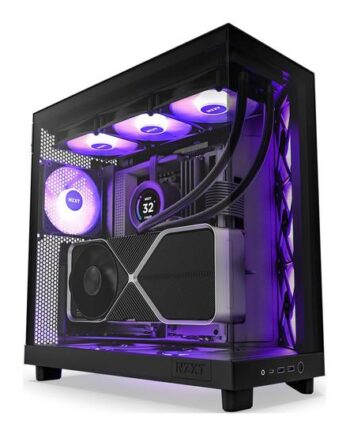 Nzxt H6 Flow Rgb Sort Atx Kabinet