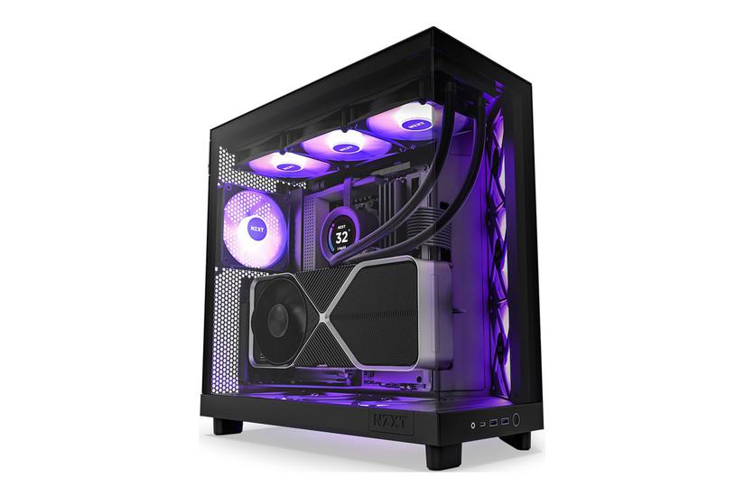 Nzxt H6 Flow Rgb Sort Atx Kabinet