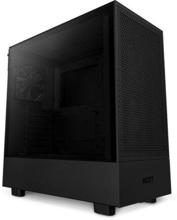 Nzxt H5 Flow Sort Atx Kabinet