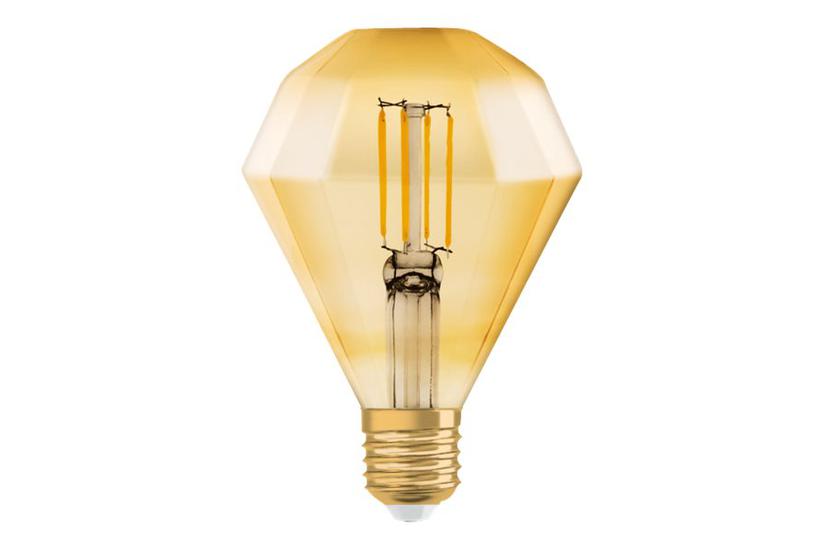 Osram Vintage 1906 Led-filament-lyspære Form: Diamant E27 Varm Komfort-lys 2500 Guld