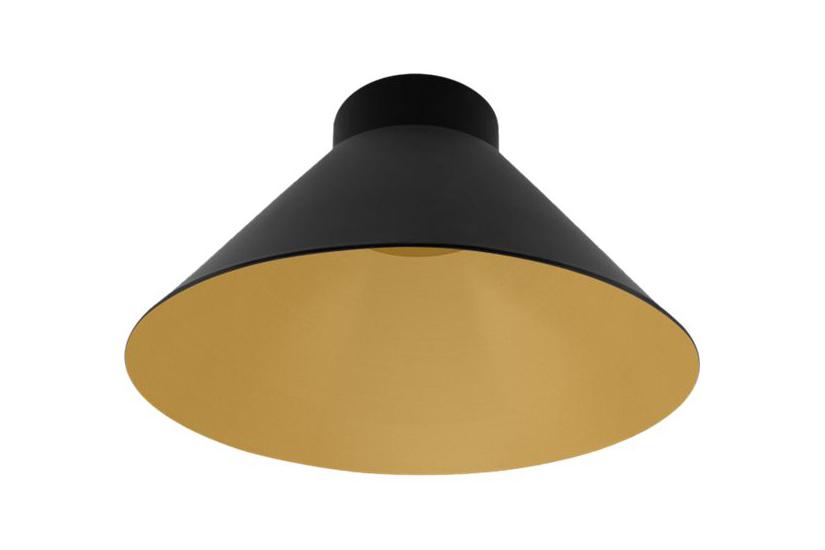 Osram Vintage 1906 Pendulum Cone Lampeskærm Sort Og Guld