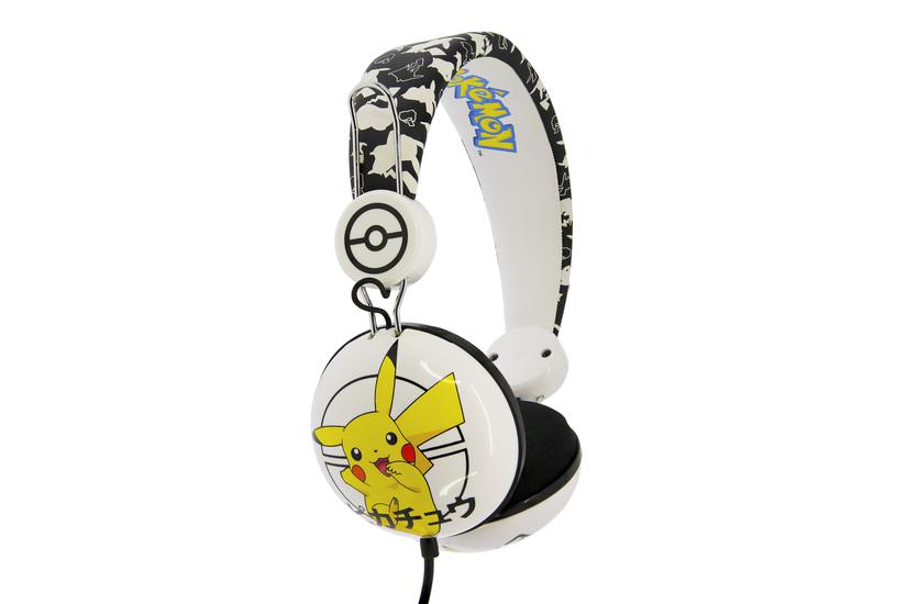 Otl Technologies Pokémon Pikachu Japanese Hovedtelefoner Ledningsført Headset Musik Sort Hvid Gul