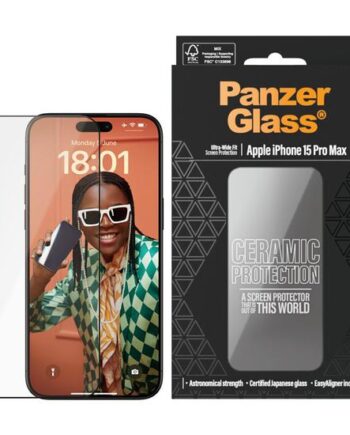 Panzerglass Ceramic Protection Skærmbeskytter For Mobiltelefon Ultra-bred Pasform    Easyaligner