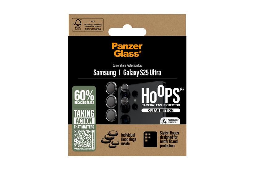 Panzerglass Hoops Clear Edition Objektiv Beskyttelse For Mobiltelefon