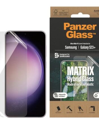 Panzerglass Matrix Hybrid Glass Skærmbeskytter For Mobiltelefon Ultrabred Pasform Med Alignerkit