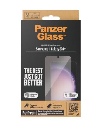 Panzerglass Skærmbeskytter For Mobiltelefon Ultrabred Pasform Med Easyaligner