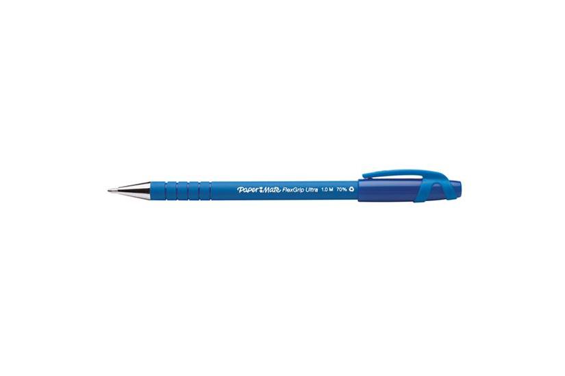 Papermate Flexgrip Ultra Blå Kuglepen Mellem 12 Stk