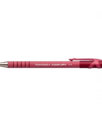 Papermate Flexgrip Ultra Rød Clip-on Udtrækkelig Kuglepen Mellem 12 Stk