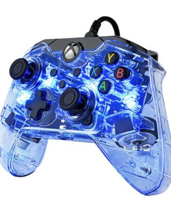 Pdp Afterglow Sort  Blå  Transparent Usb Gamepad Analog Digital Xbox One  Xbox Series    Xbox Series