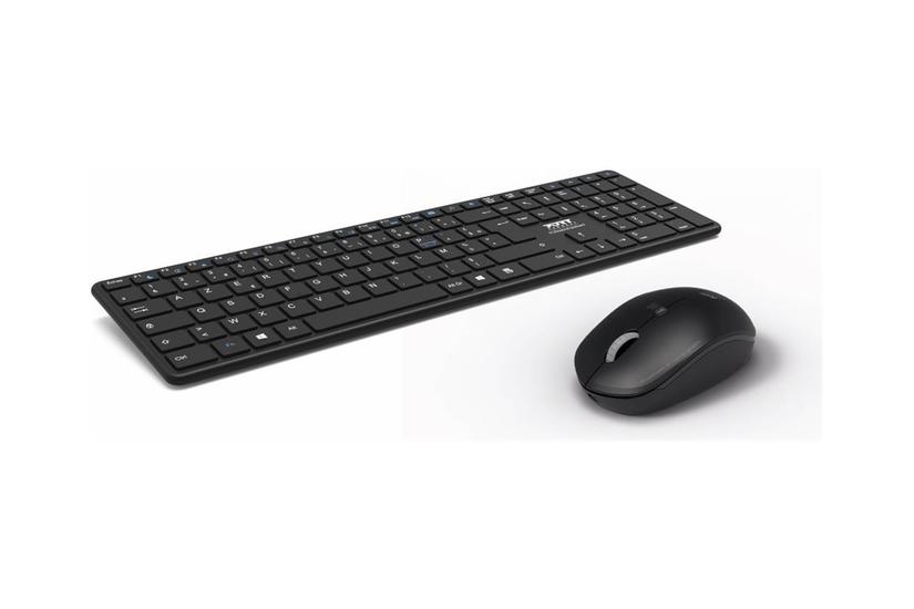 Port Connect Professional Executive Pack Sæt Med Mus Og Tastatur Kan Genoplades Qwerty Nordisk Indgangsudstyr