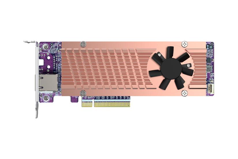 Qnap Qm2-2p410g1t Lagringskontrol Pcie X4 Nvme Pcie X8