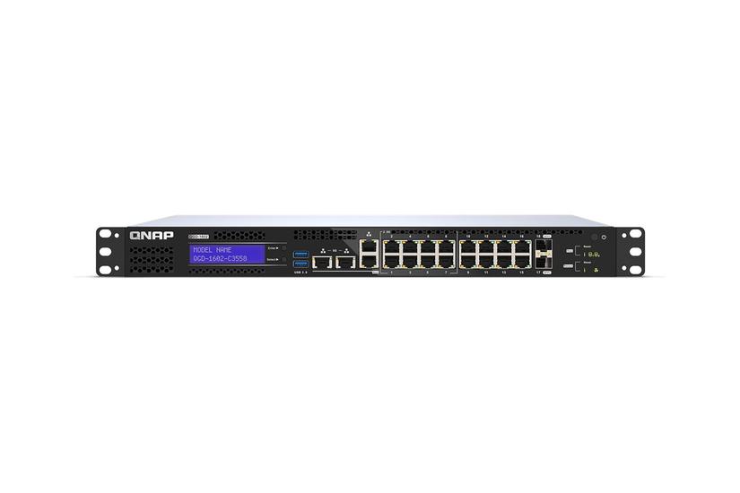 Qnap Smart Edge Qgd-1602 Switch 18 Porte Smart Monterbar På Stativ