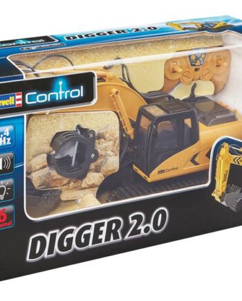 Revell Control Digger     Fjernstyret Bygge- Og Landbrugskøretøj