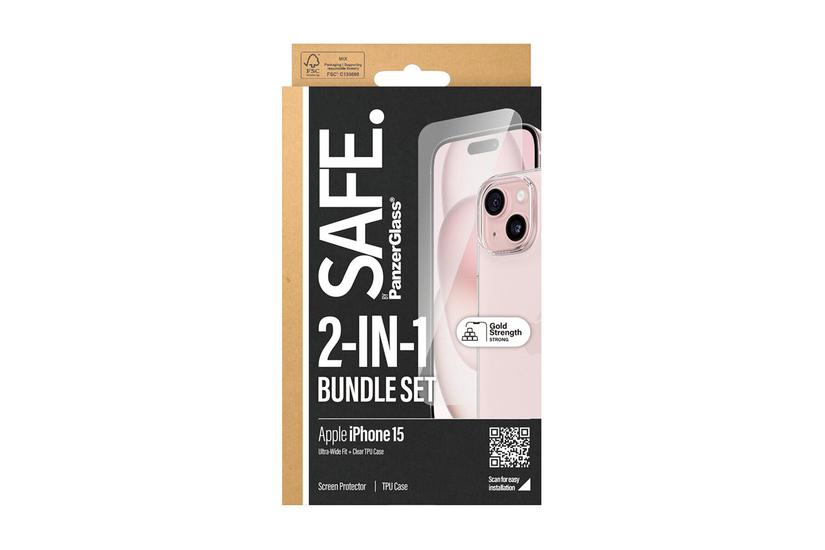Safe By Panzerglass - - Pack Bagsidecover Til Mobiltelefon