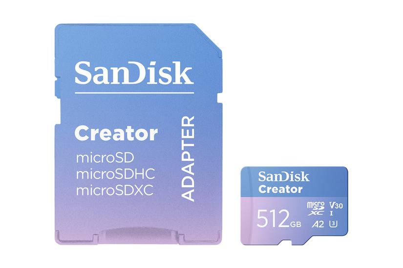 Sandisk Creator Flashhukommelseskort 512 Gb Microsdxc Uhs-