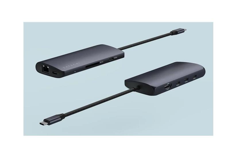 Satechi Dockingstation Usb- Usb4 Thunderbolt Thunderbolt Hdmi Usb- Thunderbolt Usb4 1gbe