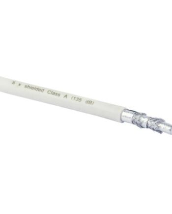 Schwaiger Koaxialkabel 135 Db  -fach   2mm 25 0m Weiß