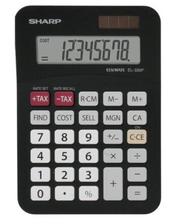Sharp El-330fbbk Regnemaskine Lomme Basis Sort