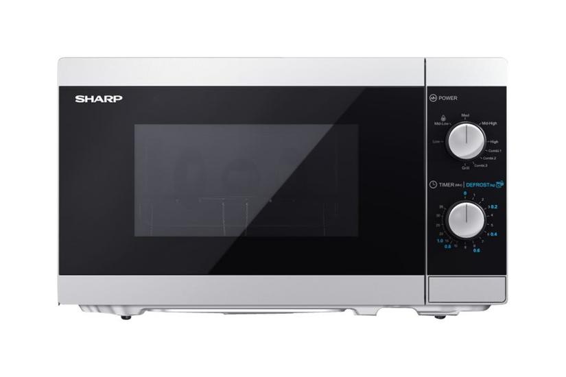 Sharp Yc-mg01e- Mikrobølgeovn Med Grill Fritstående Sølv Sort