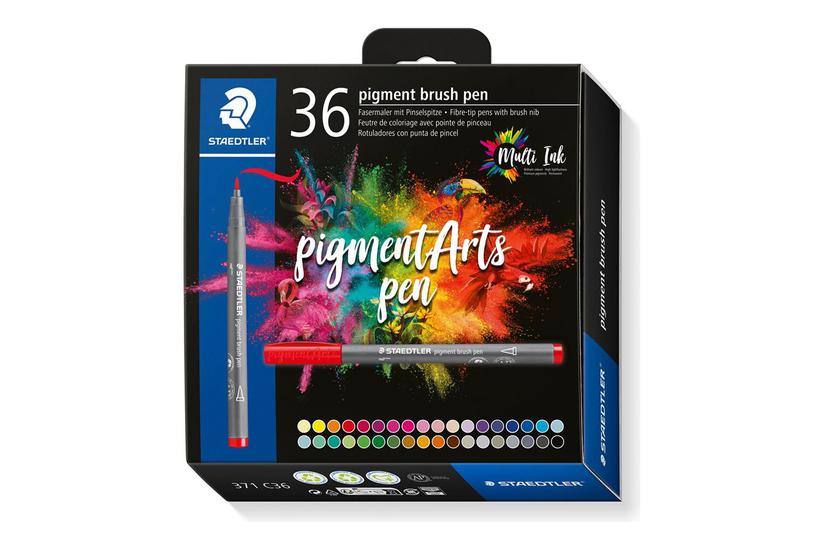 Staedtler 371 Børstepensæt Assorterede Farver 36 Stykker