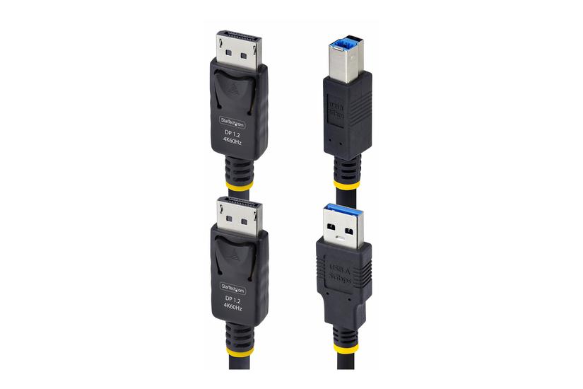 Startech Com 10ft 3m Displayport And Usb 5gbps Kvm Cable Kabel Til Tastatur Video Mus Kvm