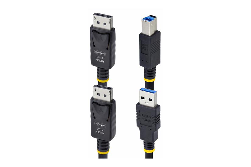 Startech Com 6ft 8m Displayport And Usb 5gbps Kvm Cable Kabel Til Tastatur Video Mus Kvm