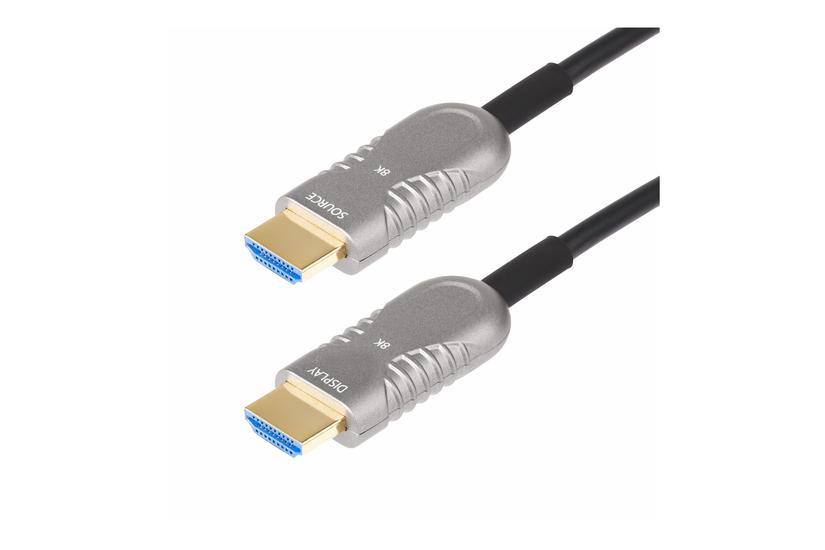 Startech Com 100ft 30 4m Hdmi Hybrid Active Optical Cable Aoc Cmp Plenum Rated 8k Ultra High Speed Hdmi Fiber Optic Cable 48gbps 8k 60hz 4k 120hz Hdr10 Frl Tmds Earc Cmp In Wall Hdmi Cord 8k- -100f-hdmi-cable Hdmi-kabel 30