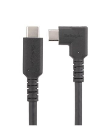 Startech Com 6ft  2m  Rugged Right Angle Usb-  Cable  Usb     Gen      Gbps  Usb   To   Data Transfer Cable  4k 60hz Dp Alt Mode  100w Power Delivery 90 Degree Usb-  Cable  Rusb315cc2mbr  Usb Type-  Kabel 24 Pin Usb-  Til 24 Pin Usb-