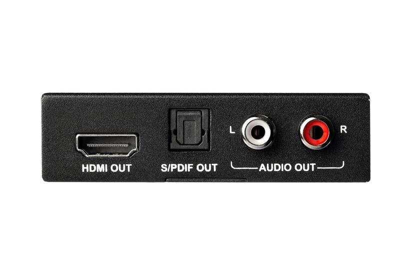 Startech Com Hdmi Audio Extractor 4k 60hz Hdmi Audio De-embedder Hdr Toslink Optical Audio Dual Rca Audio Hdmi Audio Hd202a Hdmi Audio Signal-udtræk