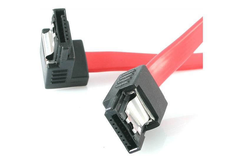 Startech Com 18in Latching Sata To Right Angle Sata Serial Ata Cable Sata-kabel 46 Cm