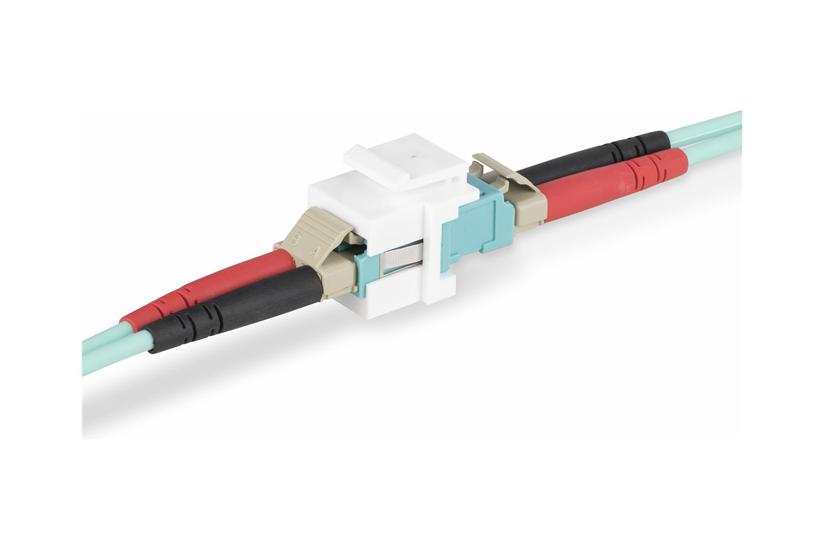 Startech Com Lc To Lc Coupler Lc Fiber Coupler Lc Upc Keystone Jack Fiber Optic Lc Keystone Coupler For Patch Panel Lc To Lc Duplex Dmfkslclccoupler Netværkskobling Hvid