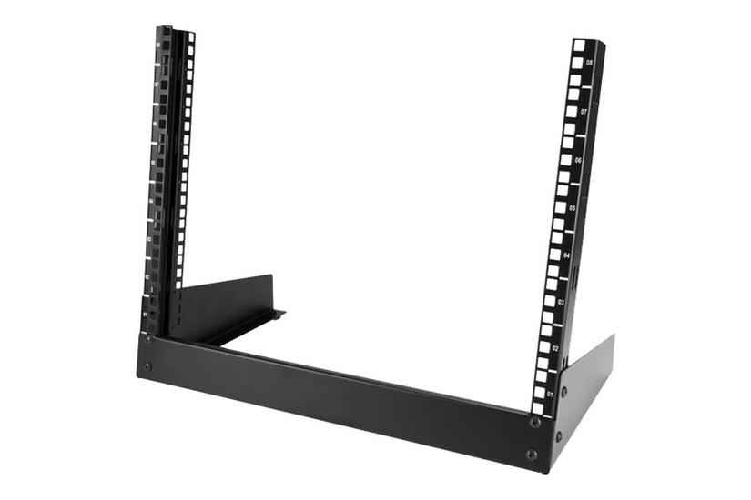 Startech Com 8u Open Frame Network Rack 19 Quot Post Free Standing Desktop Rack For Computer Av Media It Data Server Room Equipment Rk8od Rack 8u
