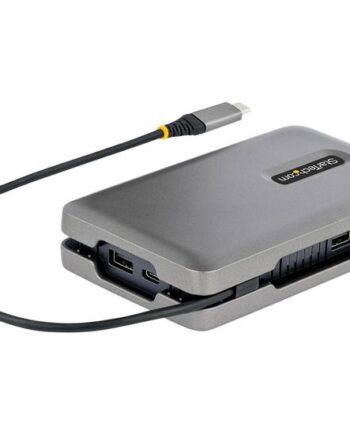 Startech Com Usb-  Multiport Adapter With Usb-  Dp Alt Mode Video Output   4k Hdmi       Vga  Usb-  Dual Monitor Docking Station  100w Pd Pass-through  Usb Type   Mini Dock Mst Adapter Hub 2x Usb-  10gbps