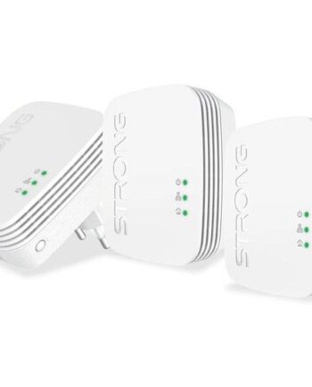 Strong Powerline 600 Triple V2 Powerline-adaptersæt Wi-fi Kan Sluttes Til Vægstik