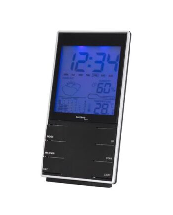 Technoline Ws 9120 Digital Vejrstation Sort  Sølv