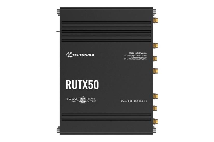 Teltonika Rutx50 Trådløs Router Wwan Wi-fi 3g 4g 5g Din Monterbar På Skinne Overflademonterbar