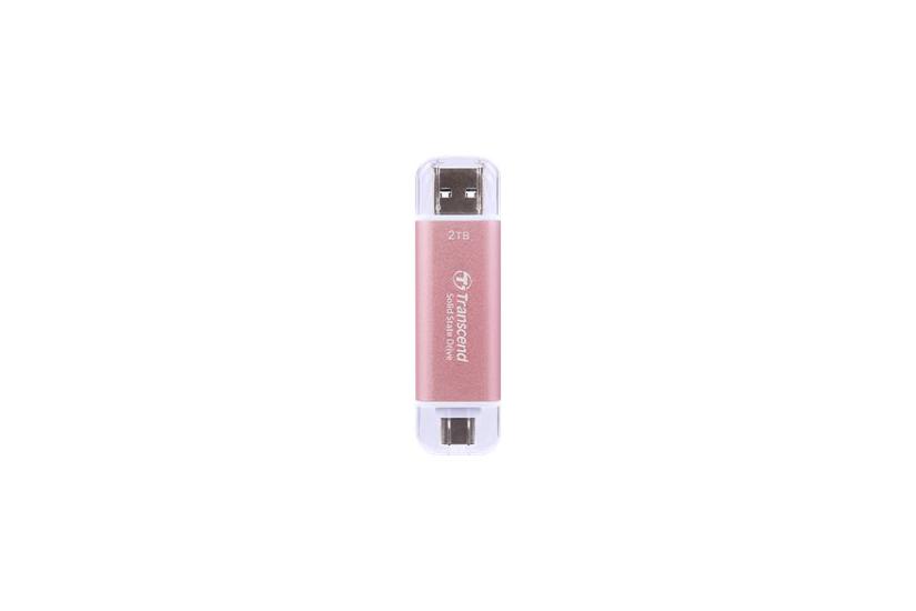 Transcend Esd310p Tb Ekstern Ssd Usb Gen 2x1 24 Pin Usb- Usb Gen 2x1 Pin Usb Type