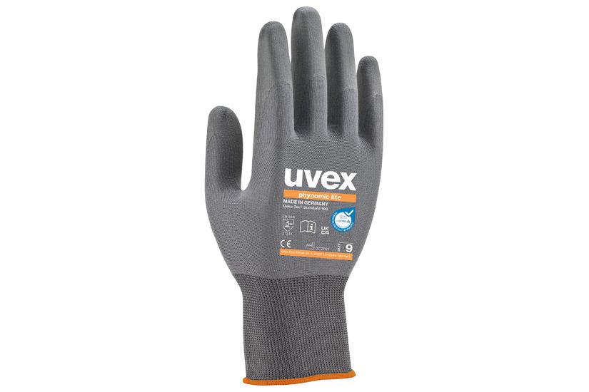 Uvex 6004008 Beskyttende Håndbeklædning Anthracit Grå Elastin Polyamid Stk