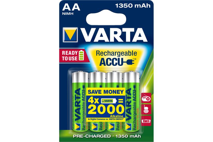 Varta Batteri Aa Type Nimh Pakke Med