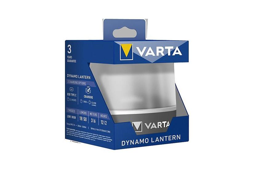 Varta Campinglys Led Multifarvelys Lanterne Antracit Sort Hvid