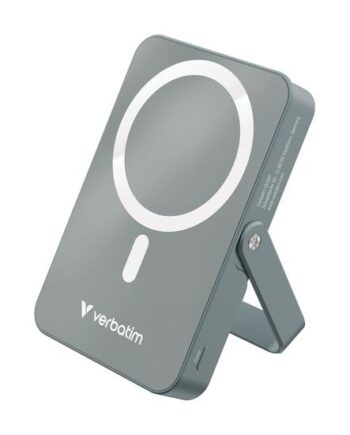 Verbatim Charge     Go Trådløs Power Bank Magnetisk  Med Stativ Li-pol 24 Pin Usb-  20 Watt