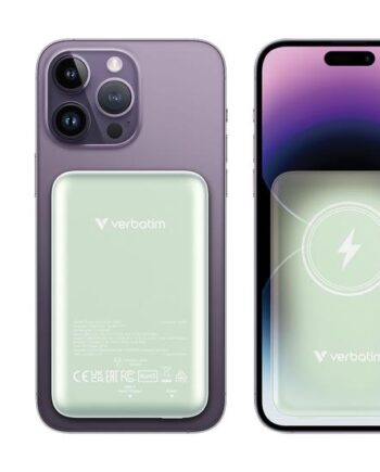 Verbatim Charge     Go Trådløs Power Bank Magnetisk Montering Li-pol 24 Pin Usb-  20 Watt