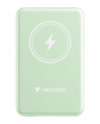 Verbatim Charge     Go Trådløs Power Bank Magnetisk Montering Li-pol 24 Pin Usb-  20 Watt