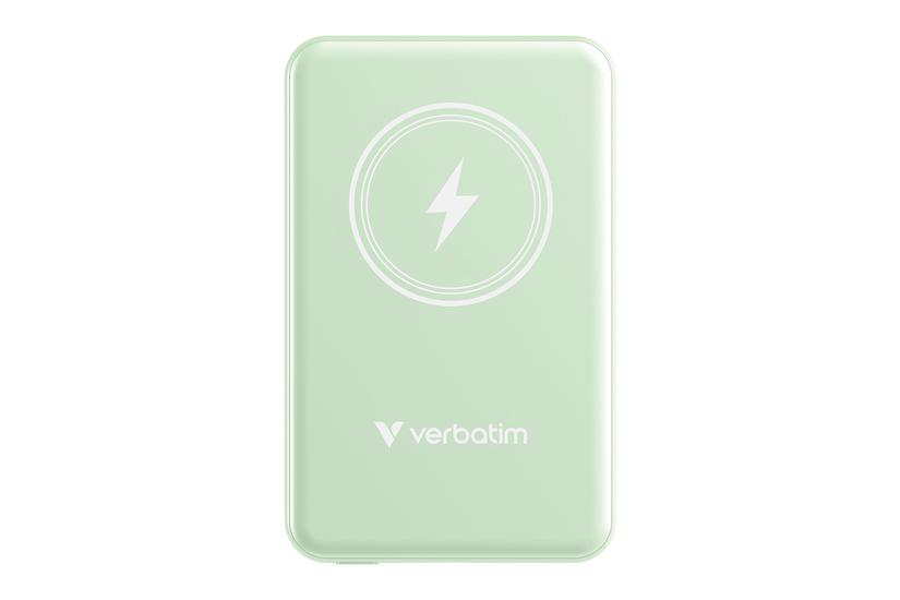 Verbatim Charge Go Trådløs Power Bank Magnetisk Montering Li-pol 24 Pin Usb- 20 Watt