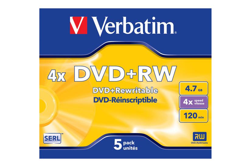 Verbatim Datalifeplus Dvd Rw Gb Lagringsmedie