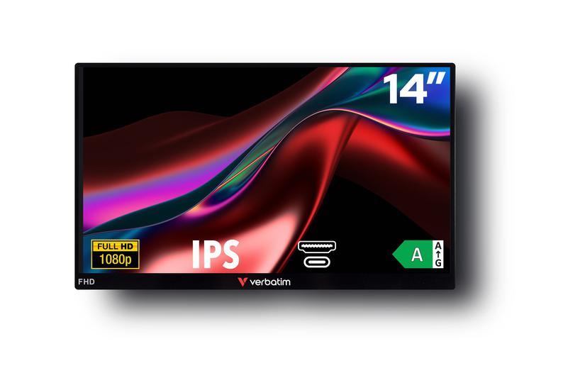Verbatim Pm-14 Skærm Led Baglys 14 Quot Ips Full Hd 1920x1080